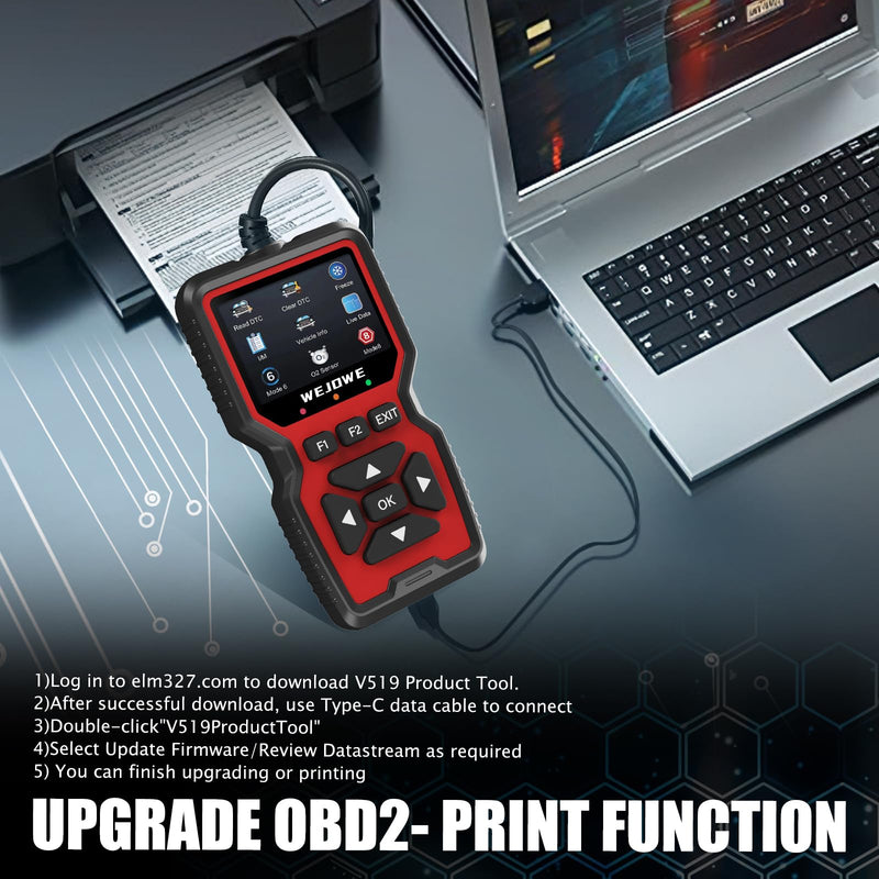 Upgraded OBD2 Scanner Diagnostic Tool, Check Engine Code Reader OBD2 Scanner with Reset, Mode 6, Mode 8 & I/M, Auto Check Engine Light Car Diagnostic Scan Tool for All OBDII Car Since 1996 - BeesActive Australia