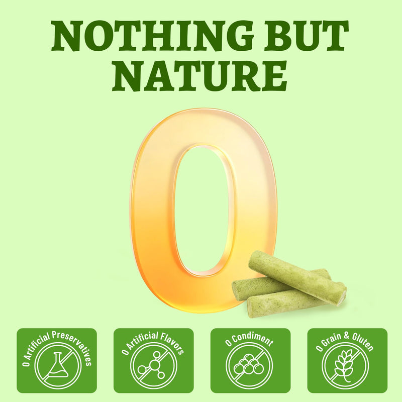 Just Try Cat Grass Sticks for Cat Hairball Control & Teeth Cleaning Dental Chews for Cats Crunchy Cat Treats for Indoor Cats Healthy Cats Treats (17.6 OZ)