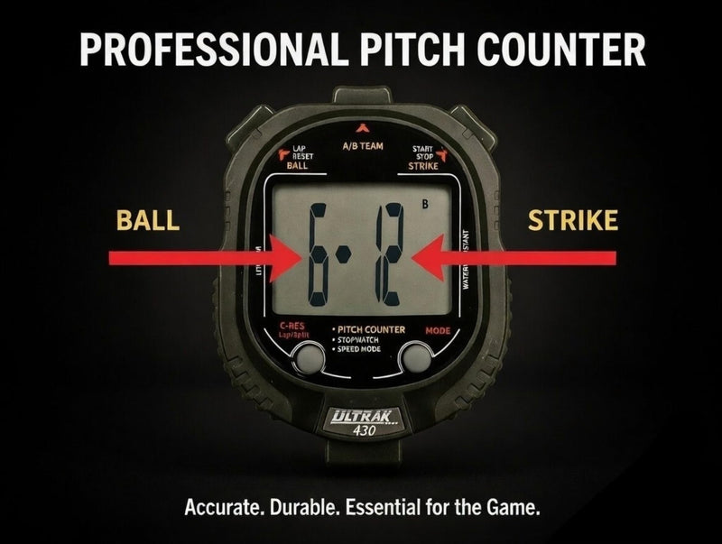 Ultrak 430 Pitch Counter & Pitch Speed with 2 Memory Stopwatch - BeesActive Australia