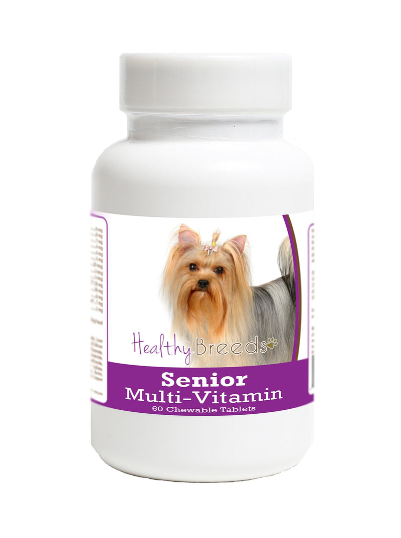Healthy Breeds Yorkshire Terrier Senior Dog Multivitamin Tablets 60 Count