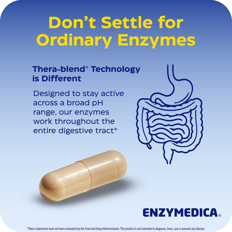 Enzymedica Digest Gold + Probiotics - Helps Gas & Bloating - 90 Caps | Digestive Enzyme Supplement for Women & Men, Enzyme and Probiotic Capsules for Digestion, Gut Health Support, Vegetarian 90 Count (FFP)