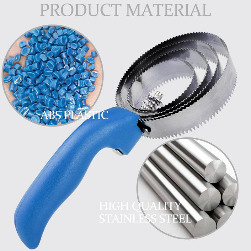 Reversible stainless steel curry comb. With Soft Touch Handle with Large Rubber Curry Comb, Multifunctional Stainless Steel Fine Tooth Comb, Pet Horse Grooming Comb for Dogs and Cats (Blue) Blue - BeesActive Australia