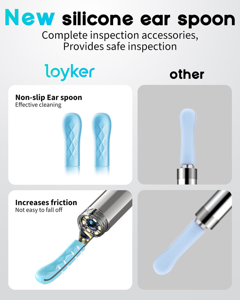 Loyker X6 Ear Wax Removal Tool Camera, Ear Cleaner with Camera, FSA - HSA Store Eligible, 1080P Ear Camera with 6LED Light for Ear/Nose/Throat/Tonsil Stone Examination, Black - BeesActive Australia