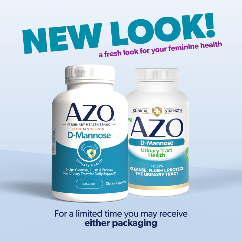 AZO D Mannose Urinary Tract Health, Cleanse, Flush & Protect The Urinary Tract, No.1 Pharmacist Recommended Brand, Clinical Strength, Non-GMO, 120 Count 120 Count (Pack of 1) Herbal Supplement - BeesActive Australia