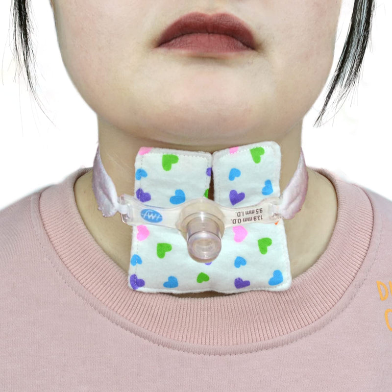 6 Pack Trach Pads Reusable Trach Tube Covers Tracheotomy Dressing Pads for Tracheostomy & Laryngectomy - BeesActive Australia