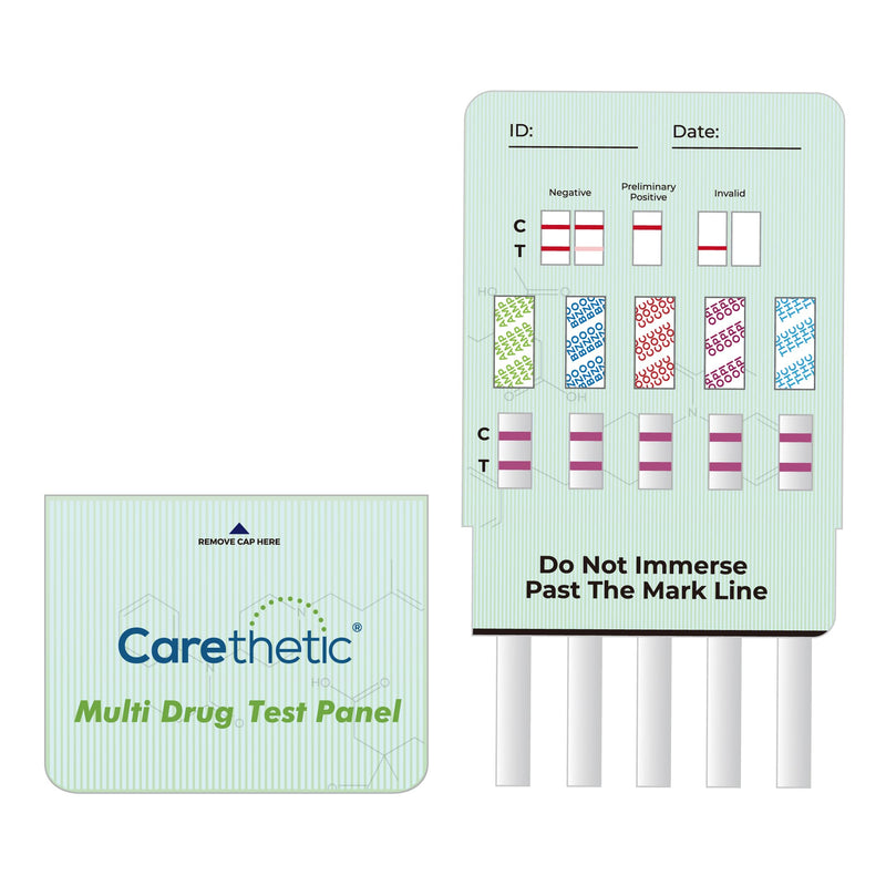 5 Panel Multi Drug Test Kit - Amphetamine, Oxazepam, Cocaine, Marijuana, Morphine - Instant Urine Screen, 5 Pack - BeesActive Australia
