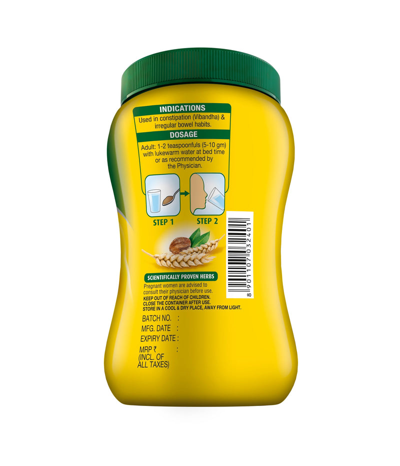 Bowel Regulator 250g - 100% Natural Actives: High Fiber Formula enriched with Sonamukhi, Harad, Mulethi, Saunf etc.
