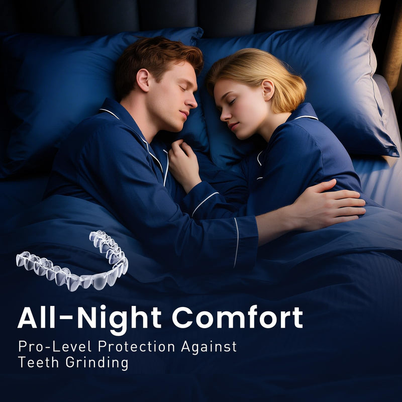 Anti Grinding Guard for Clenching Teeth at Night, Mouth Guard for Grinding Teeth at Night, Teeth Grinding Mouthguards for Sleeping, Comfortable Grinding Guard for Adults - BeesActive Australia