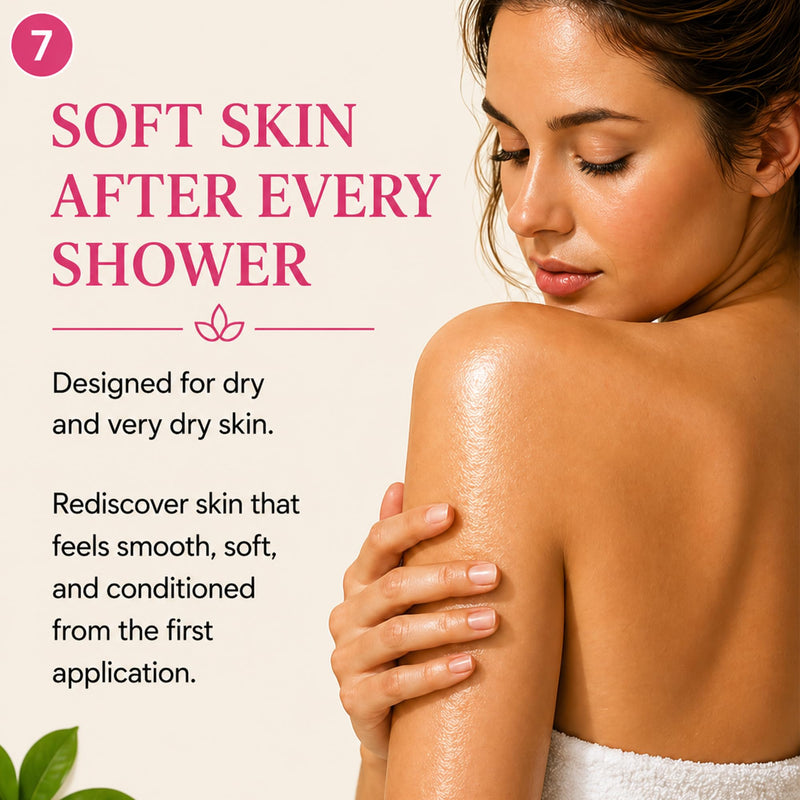 Vivo Per Lei Rose Body Oil - with Almond Oil - 3.5 Fl Oz | After Shower Body Oil - Deeply Hydrates - Real Flower Inside - Also Contains Avocado & Vitamin E - Lightweight - Non-Greasy