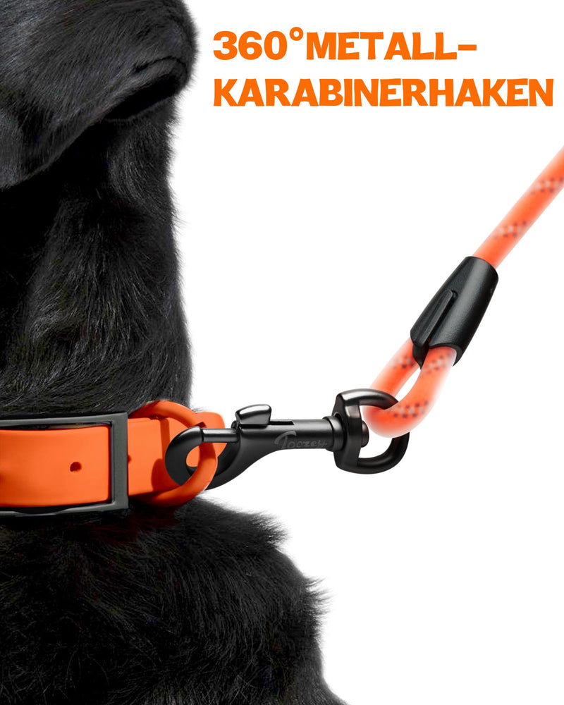 Toozey Tow Leash for Dogs, Waterproof Tow Leash 5M 10M 15M 20M Suitable for Small, Medium, Large Dogs Dog Training, Robust Dog Leash with Soft Padded Handle, Orange -10m - BeesActive Australia