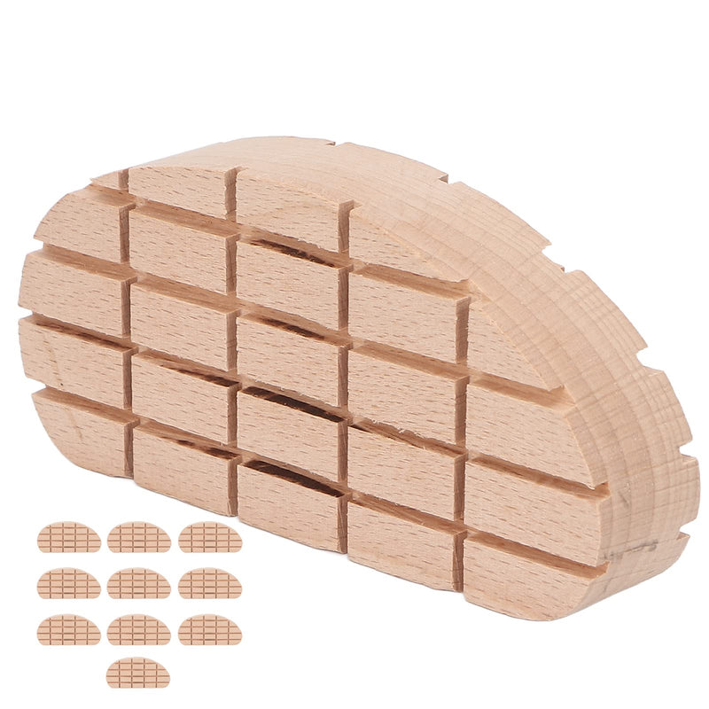 Raguso 10Pcs Horses Hoof Pads Horses Wooden Hoof Mat Easy to Paste Breathable Cow Hoof Pads Farrier Supplies for Cows