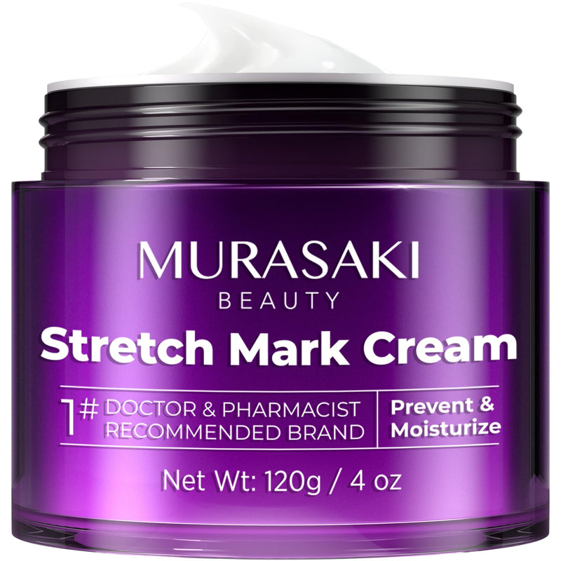Stretch Mark Cream Prevention for Pregnancy - Maternity Cream for Stretch Marks Removal | Nourishing Formula – Prevents Stretch Marks & Improves Elasticity - 4 oz (120g) (4 oz (120g)) 4 Ounce (120g)