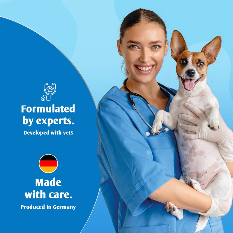 Puppy Multivitamins Nutritional Supplement - 11 multivitamins and 5 micronutrients - 100 tablets - for healthy growth, strong bones and immunity