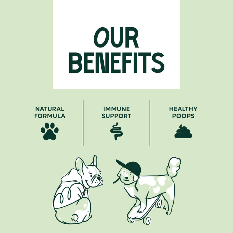 Pre and Probiotic Powder for Dogs 160g, Natural Digestive, Immune Support, Grain Free, Gut & Digestive Health, Sensitive Tums, Anal Glands & Bum Scooting, Loose Stools, Waxy, Smelly & Itchy Ears