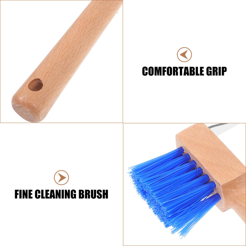 NOLITOY Horseshoe Brush Horseshoe Hook Hoof Tool Sheep Hoofpick Horse Grooming Horse Hoof Horse Head Hoof Pick Hoof Pick and Brush Grip Hoof Pick Horse Hoof Pick Hooves Portable Wooden - BeesActive Australia