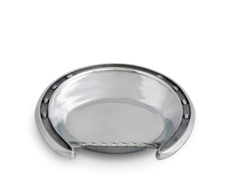 Arthur Court Designs Aluminum Lucky Horseshoe Nut Candy Bowl 5.25 inch Long - BeesActive Australia