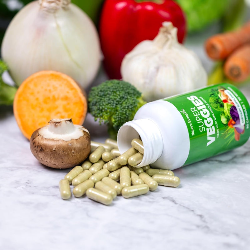 Fruits and Veggies Supplement - Nature Fruits and Vegetables Supplements - Vegan, Non GMO, Soy Free, Superfood Vitamins & Minerals Nutritional Balance - (Total 180 Capsules - Pack of 2) Made in USA 90 Count (Pack of 2)