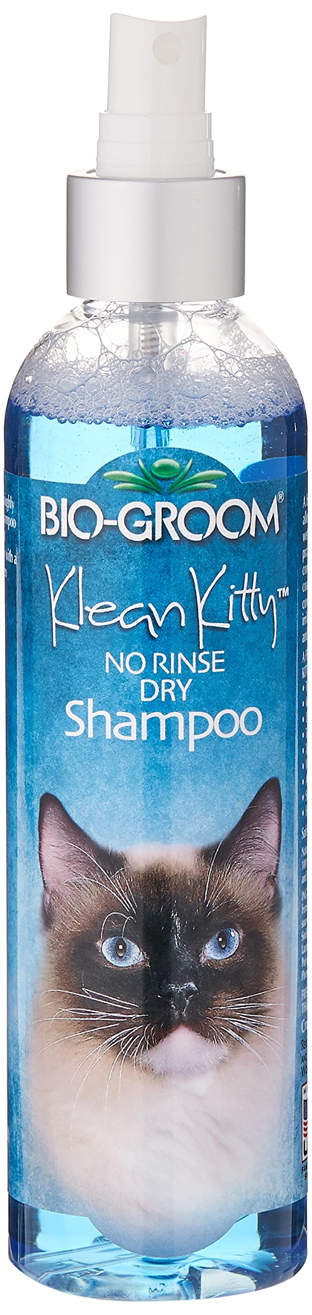 Bio-Groom Klean Kitty Waterless Cat Shampoo – No-Rinse, Cat Bathing Supplies, Kitten Wash, Cat & Dog Grooming Supplies, Cruelty-Free, Made in USA, Dry Shampoo Spray, Cat Products – 8 fl oz 1-Pack - BeesActive Australia