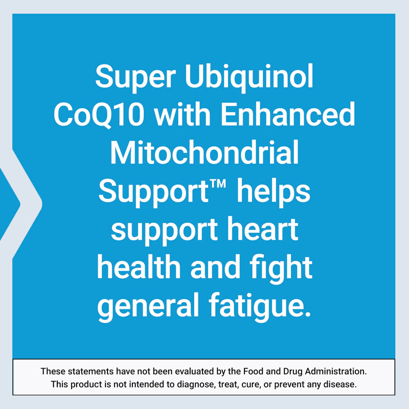 Life Extension Super Ubiquinol CoQ10, 100 mg, 30 Softgels | Enhanced Mitochondrial Support, Heart Health, Cell Energy, Bioavailable, Non-GMO & Gluten-Free 30 Count (Pack of 1)