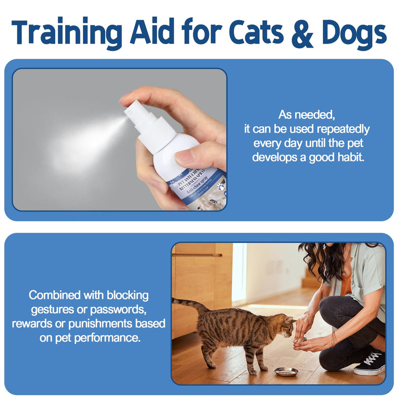 Cat Deterrent Spray. Cat Repellent Indoor for Cat & Kitten. Effective Cat Repellent Spray for Furniture, Plants, Sofas, Indoor & Outdoor Use. 175ML blue - BeesActive Australia