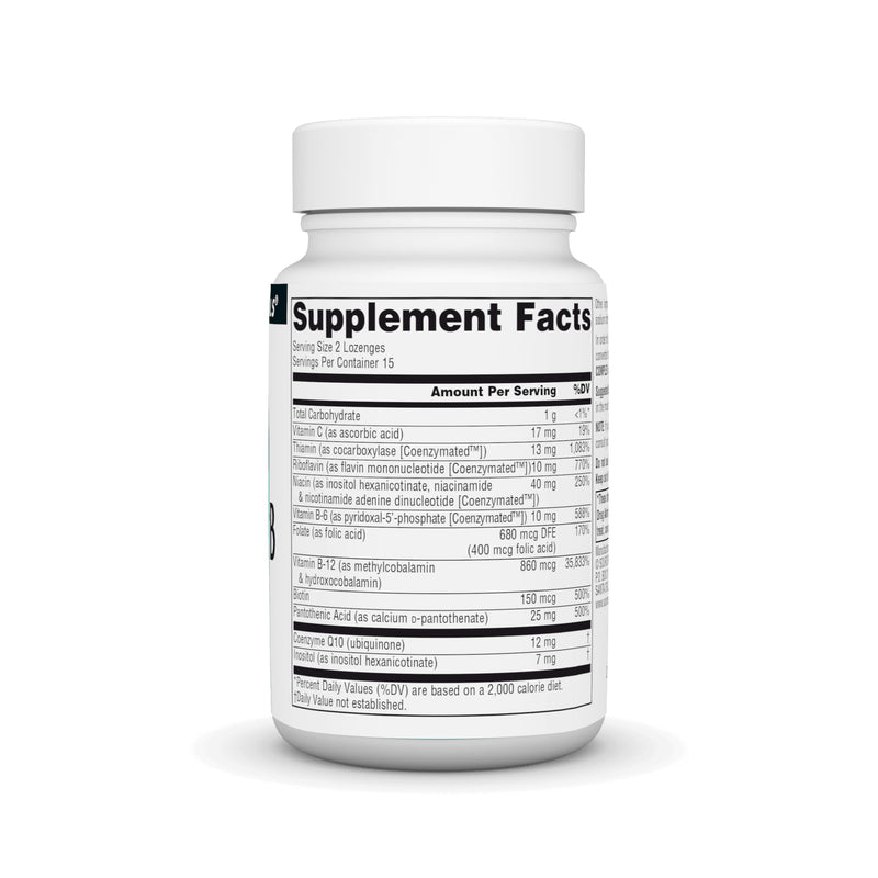 Source Naturals Coenzymate B Complex - 30 Lozenges | Peppermint Flavored Vitamin B that Melts in Mouth 30 Count (Pack of 1)