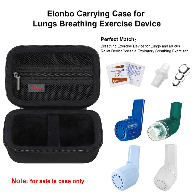 Carrying Case for Lungs Breathing Exercise Device, Lung Expansion and Mucus Relief Device Travel Bag, Portable Expiratory Breathing Exerciser Breathing Trainer for Lung Cleanse Storage Bag - BeesActive Australia