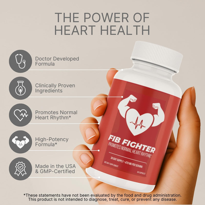 Heart Rhythm Support Supplement | Doctor-Developed | CoQ10, Magnesium & Vitamin C | Supports Normal Heartbeat & Cardiovascular Health | Vegan, Non-GMO | Made in USA | 60 Capsules – 30 Day Supply