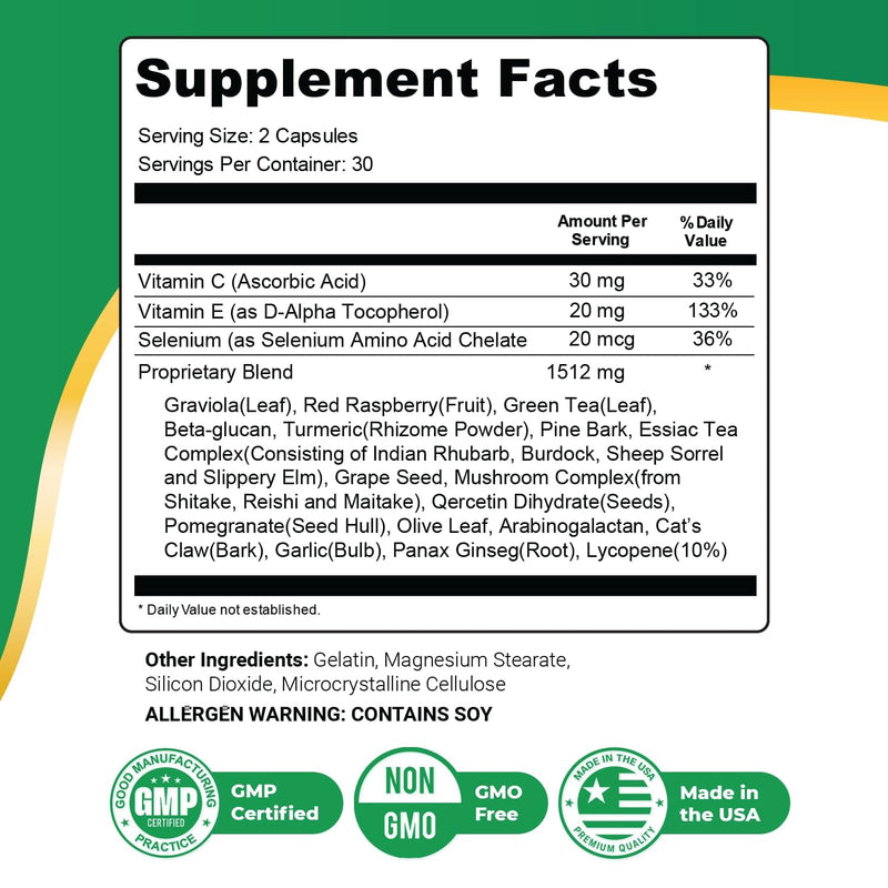 Keravita Pro – Vitamin C, E, Green Tea & Turmeric – 60 Ct, 1 Month Supply | Also includes Mushroom with Vitamin C, E, Green Tea & Turmeric | Non-GMO, Stimulant-Free, GMP-Certified 60 Count (Pack of 1)