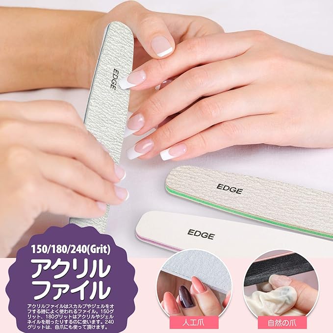 Teenitor Nail File Nail File Nail Polish Gel Nail Emery Board Nail Dust Brush Pro Nail Buffer Set of 6 150 180 240 100/180 200/280 1000/4000 Grit - BeesActive Australia