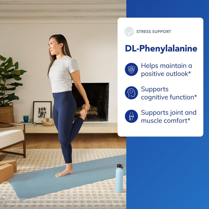Pure Encapsulations DL-Phenylalanine, 90 Capsules | Amino Acid Supplement for Memory and Focus, Joints, Muscles, and Cognitive Support* 90 Count (Pack of 1)