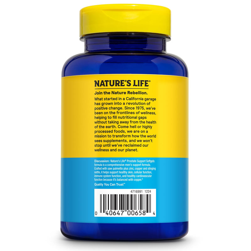 Nature's Life Prostate Support Softgel, 120 ct