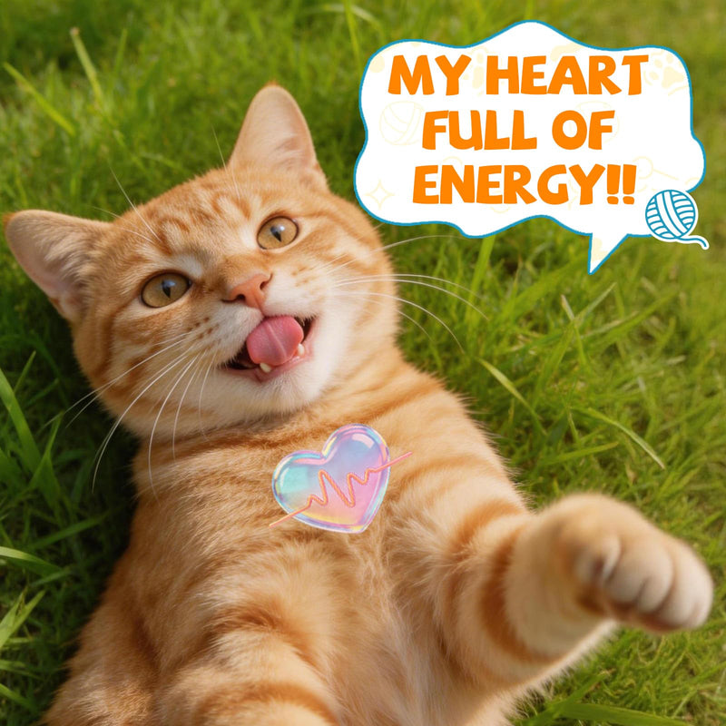Taurine for Cats - Taurine Powder for Cats, Supports Feline Heart & Vision, Immune, Energy & Vitality, Coenzyme Q10, L-Carnitine, L-Lysine, Vitamin, Taurine Supplement for Cat Taurine Powder, 200g