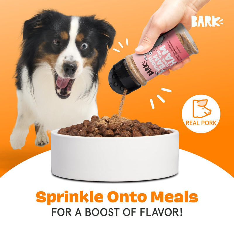 Barkbox Dog Dental & Meal Topper Bundle – Bright Durable Small Breed Dental Chew Sticks (15 Chews) with Pork Shake & Pour Food Topper