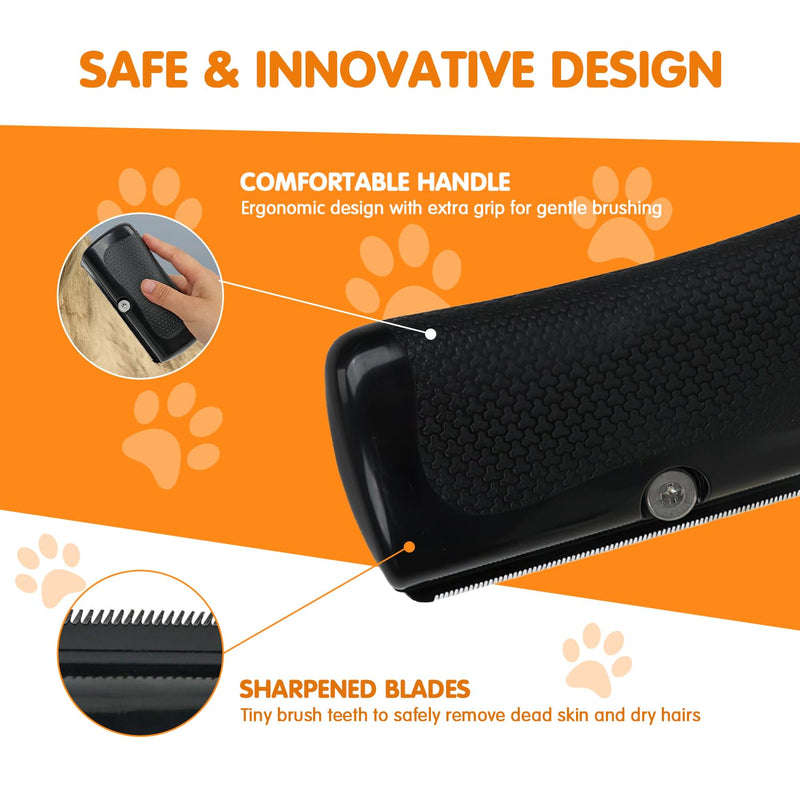 Groomify Pet Care Brush, Tails Deshedding Brush, Pets Tails Deshedding Brush, Dog Deshedding Comb, Pet Hair Removal Brush Grooming Tool Combs - BeesActive Australia