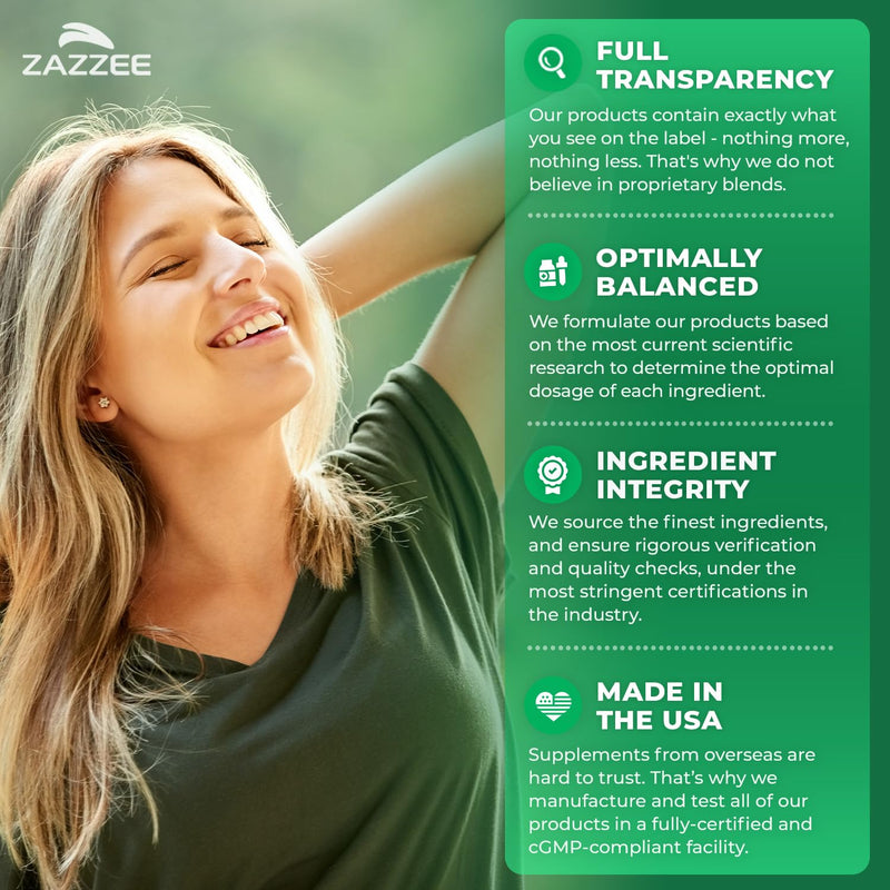 Zazzee USDA Organic D-Mannose, 1000 mg Per Serving, 120 Vegan Capsules, 2 Month Supply, Non-GMO, Urinary Tract & Bladder Support, Potent & Fast-Acting, Lab Tested for Quality & Purity, Made in USA