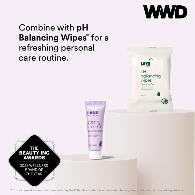 Love Wellness Vulva Moisturizer Comfy Cream | Daily Care for Dryness & Sensitive Vulva | Non-Irritating & Fragrance-Free | Intimate Feminine Hygiene Products for Women | 1.01 oz. - BeesActive Australia
