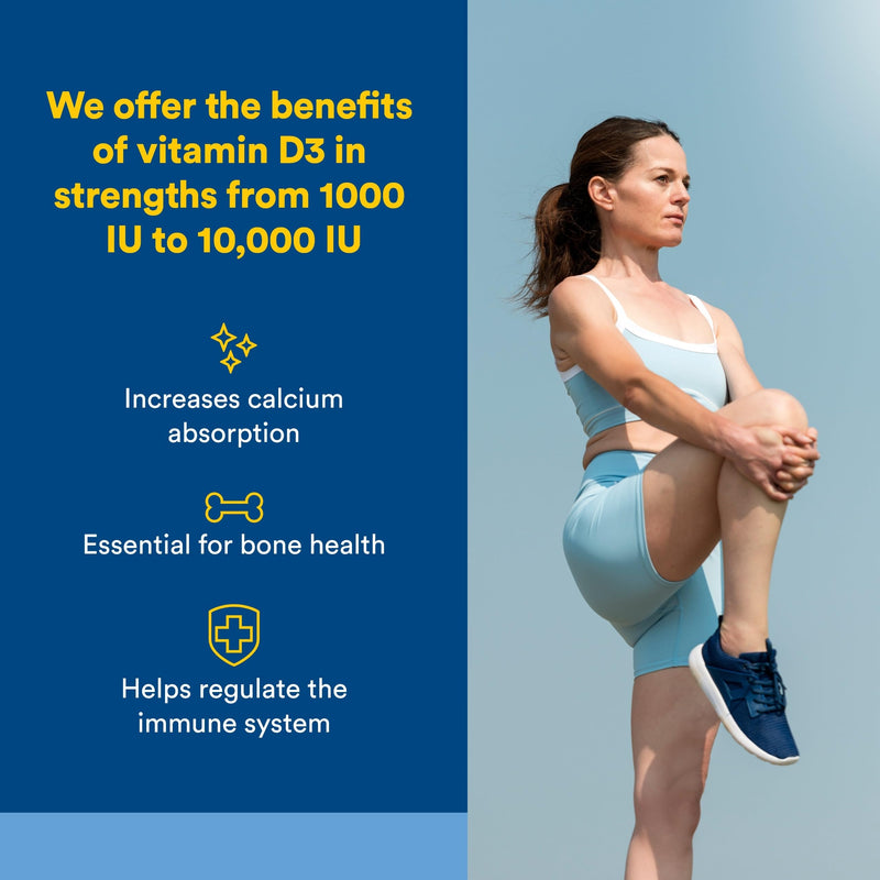 Natural Factors, Vitamin D3 1000 IU (25 mcg), Supports Strong Bones, Muscles and Immune Function, 180 Tablets 180 Count (Pack of 1)