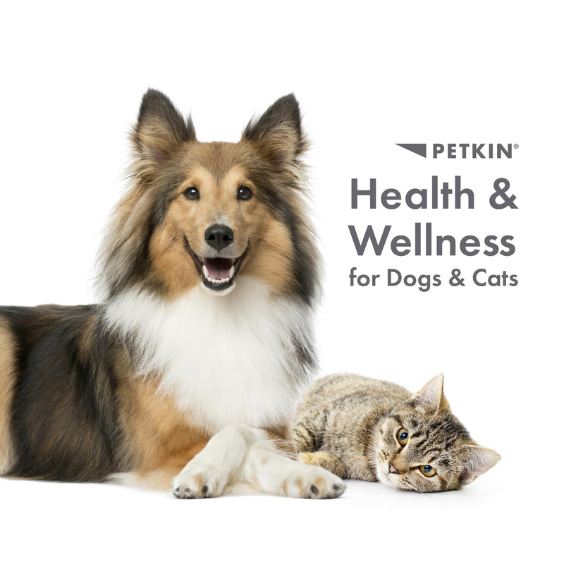 Petkin Fingertip Ear Wipes for Dogs and Cats, 100 Finger Wipes - Slip-On, Snug Fit, Micro-Bristle Fabric - Cleans Ears, Dirt, Odor and Wax - Convenient, Ideal for Home and Travel - Fresh Scent 100ct