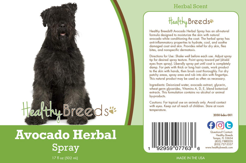 Healthy Breeds Bouvier des Flandres Avocado Herbal Spray 17 oz