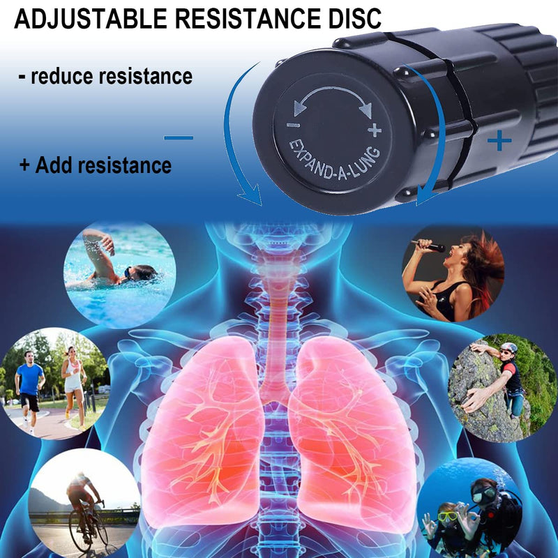 Breathing Fitness Exerciser Device, Breathing Exerciser, Breathing Expander, Breathe Easier with Stronger Suitable and Adjustable for All. - BeesActive Australia