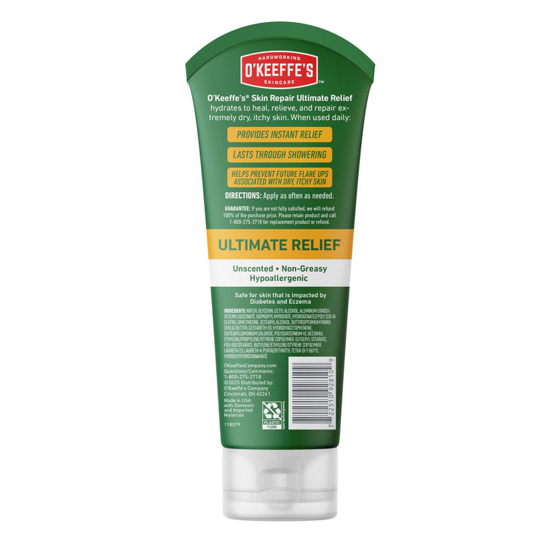 O’Keeffe’s Skin Repair Ultimate Relief Body Cream, 7oz Tube (Pack of 1) – for the Most Severe Dry Skin - BeesActive Australia