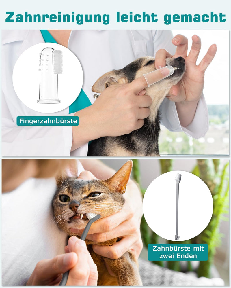 Petbank ultrasonic tooth cleaner for dogs and cats, tooth cleaner for pets, dental care set, teeth cleaning and cleaning set for dogs and cats, 5 cleaning modes, 4 cleaning heads - BeesActive Australia