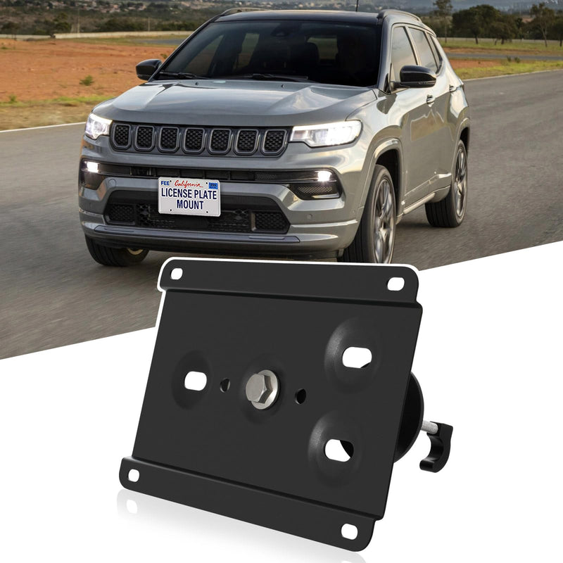 No Drill Front License Frame Compatible with Jeep Compass MP/552 Grand Cherokee WK2 Grand Cherokee 4xe WL Grand Wagoneer WS Wagoneer WS Anti-Theft License Plate Grille Mount Holder Car Tag Covers Compass MP552,GC WK2/4xe WL,GW WS,Wag WS - BeesActive Australia