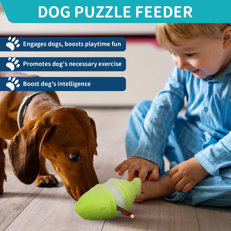 3 in 1 Dog Treat Dispenser Toy, Bully Stick Holder for Dogs, Adjustable Dog Puzzle Toy, Indestructible Dog Treat Toy, Dog Food Dispenser Toys, Interactive Dog Toys Dog Puzzle Feeder - BeesActive Australia