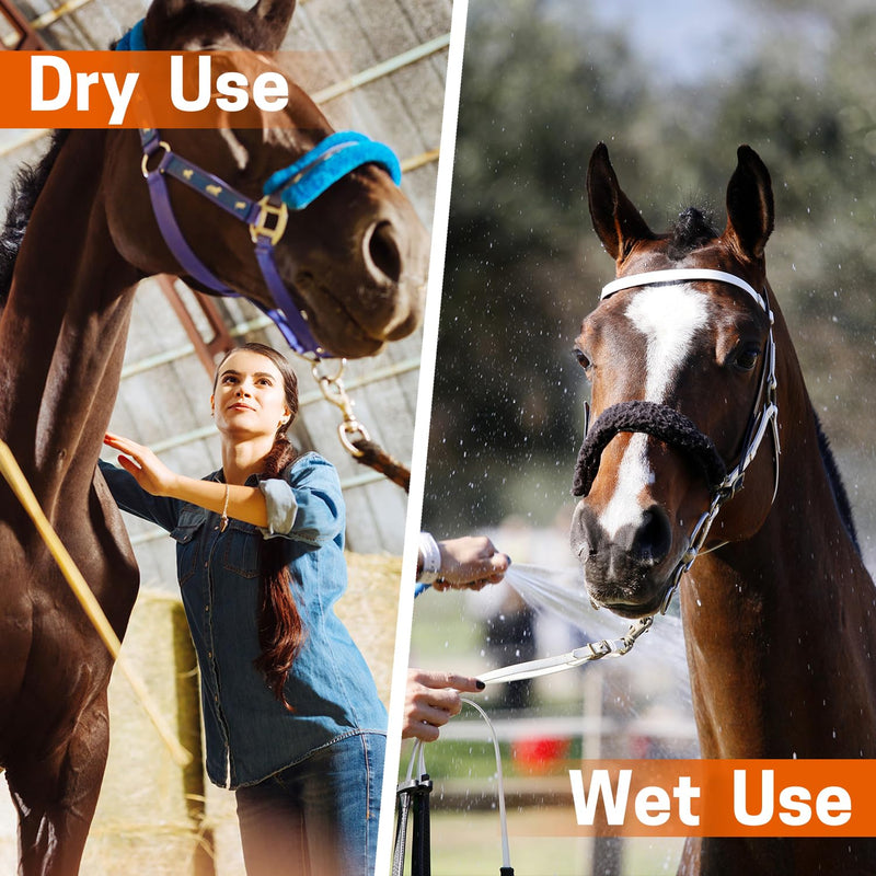 4 PCS Horse Groomer Sponge Scrubber, Horse Massager Tool, Horse Grooming Kit, Sponge Brush Kit for Horse Cleaning, Washing, Bathing - BeesActive Australia