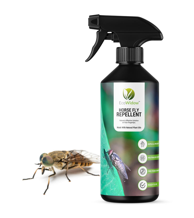 Natural Horse Fly Repellent Spray - 500ml | Citronella-Based Formula | Eco-Friendly | Ideal for Stables, Rugs & Bedding and Clothing Personal Protection 500ml (1 Pack)