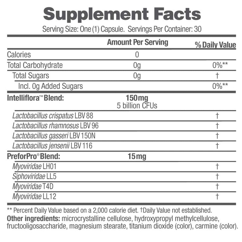AZO Dual Protection, Urinary + Vaginal Support, Prebiotics and Probiotics for Women*, Starts Working Within 24 Hours, Non-GMO, 30 Count 30 Count (Pack of 1) - BeesActive Australia