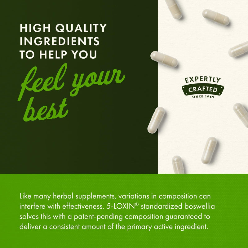 Swanson Boswellia Serrata Extract 125 mg 60 Veg Caps (3 Pack) 60 Count (Pack of 3) - BeesActive Australia