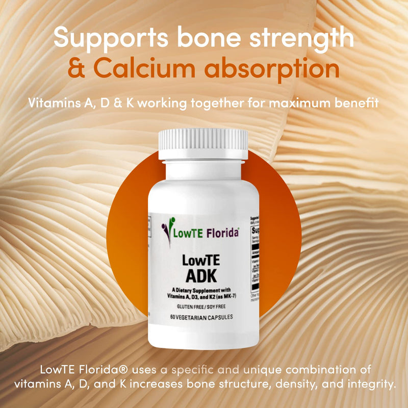 ADK 5 - Multivitamin Including Vitamin D3 5,000 iu, Vitamin K2 mk-7 & Vitamin A for Strong Bones & Teeth*, Arterial Health & Immune Support*, Gluten Free (60 Day Supply)
