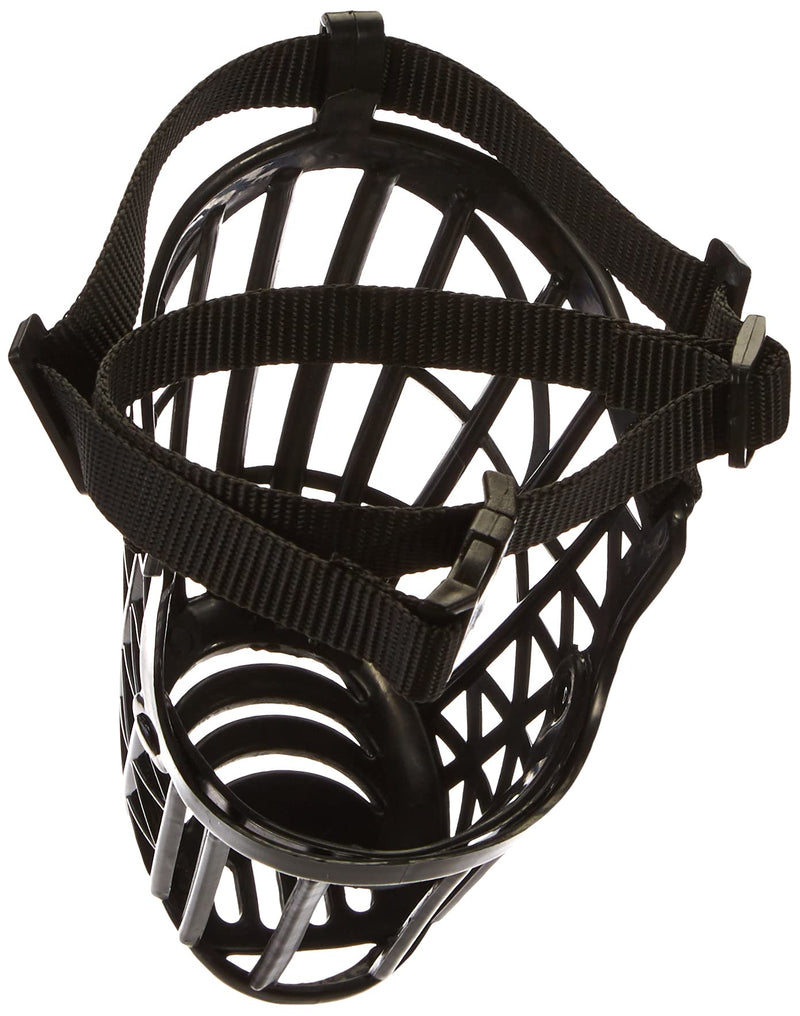 Trixie 17605 Muzzle, Plastic, M-L, Black Multicolored/Sea Waves (Ocean Tides) M-L - BeesActive Australia